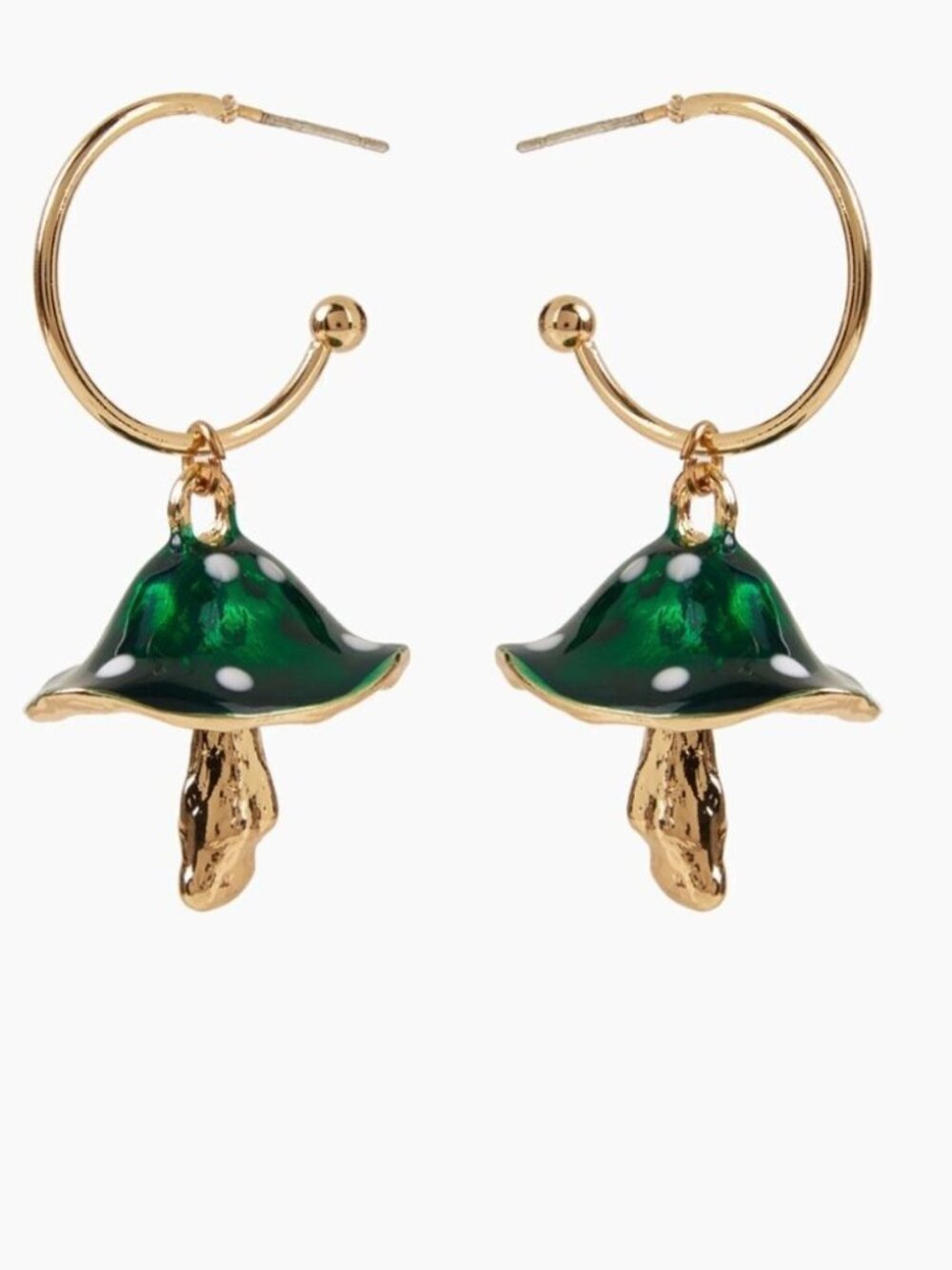 GreenMushroom EarringsM473